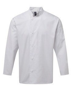 Premier PR901 - Chaqueta de chef manga larga "Essential" White