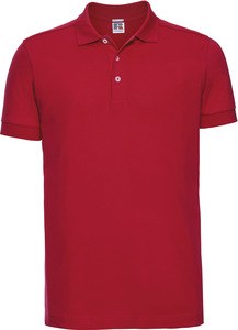 Russell RU566M - Polo elástico hombre Classic Red