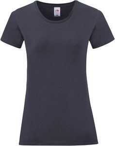 Fruit of the Loom SC61432 - Camiseta Iconic-T para mujer Deep Navy