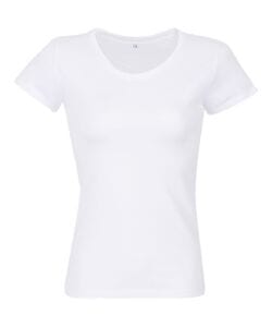 RTP Apparel 03260 - Cosmic 155 Women Camiseta Mujer Cortada Y Cosida Manga Corta Blanco