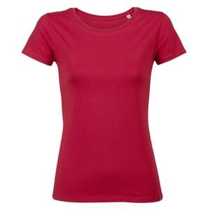 ATF 03273 - Lola Camiseta Mujer Cuello Redondo Made In France Rojo