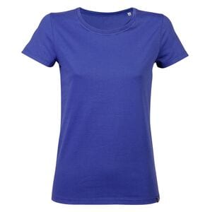 ATF 03273 - Lola Camiseta Mujer Cuello Redondo Made In France Azul royal