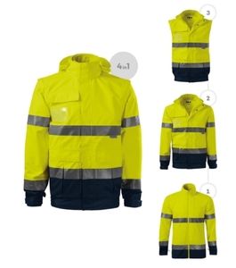 RIMECK 5V2 - HV Guard 4 en 1 chaqueta unisex jaune fluorescent