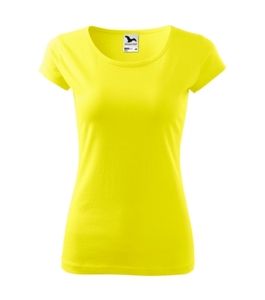 Malfini 122 - Camiseta pura damas Amarillo lima