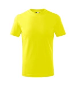 Malfini 138 - Niños básicos de camiseta Amarillo lima