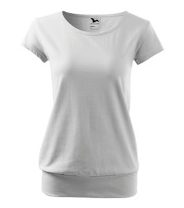 Malfini 120 - Camiseta de la ciudad Damas Blanco