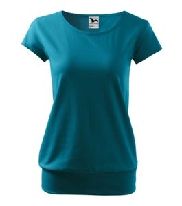 Malfini 120 - Camiseta de la ciudad Damas turquoise foncé