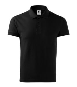 Malfini 215 - Camisa de polo pesado de algodón gentillas Negro