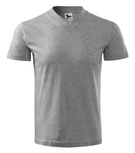 Malfini 102 - Camiseta de cuello en V unisex Gris mezcla profundo