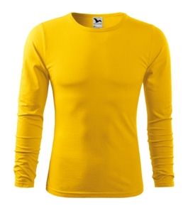 Malfini 119 - Camiseta Fit-T LS Gents Amarillo