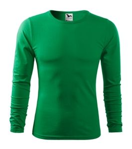 Malfini 119 - Camiseta Fit-T LS Gents vert moyen