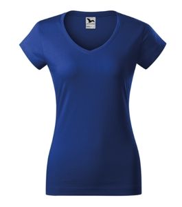 Malfini 162 - Camiseta de cuello en V fit Ladies Azul royal