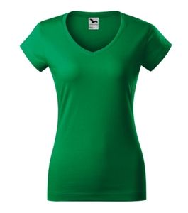 Malfini 162 - Camiseta de cuello en V fit Ladies vert moyen