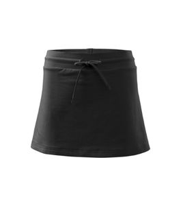 Malfini 604 - Dos en una falda damas Negro