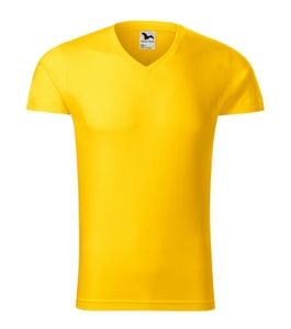 Malfini 146 - Camiseta de cuello en V Slim Fit Gents Amarillo