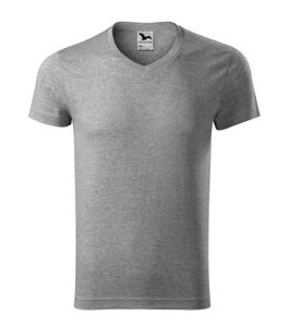 Malfini 146 - Camiseta de cuello en V Slim Fit Gents Gris mezcla profundo