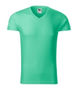 Malfini 146 - Camiseta de cuello en V Slim Fit Gents Mint Green