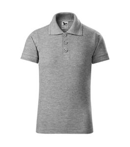 Malfini 222 - Camisa de polo de polo para niños niños Gris mezcla profundo