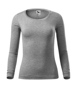 Malfini 169 - Fit-t ls camiseta damas Gris mezcla profundo