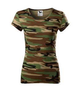 Malfini C22 - Camiseta de camuflaje puro damas camouflage brown