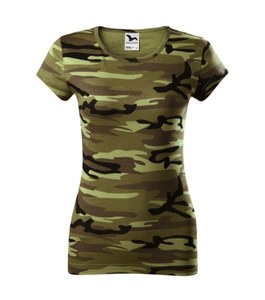 Malfini C22 - Camiseta de camuflaje puro damas Camouflage Green