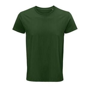 SOL'S 03582 - Crusader Men Camiseta Hombre Ajustada De Punto Liso Y Cuello Redondo Verde botella