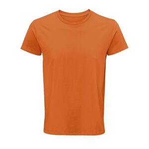 SOL'S 03582 - Crusader Men Camiseta Hombre Ajustada De Punto Liso Y Cuello Redondo Naranja