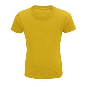 SOL'S 03580 - Crusader Kids Camiseta De Hombre Ajustada De Cuello Redondo Amarillo