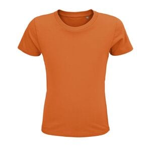 SOL'S 03580 - Crusader Kids Camiseta De Hombre Ajustada De Cuello Redondo Naranja