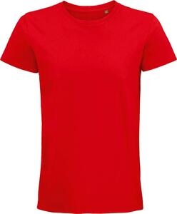 SOL'S 03565 - Pioneer Men Camiseta Hombre Ajustada De Punto Liso Y Cuello Redondo Red