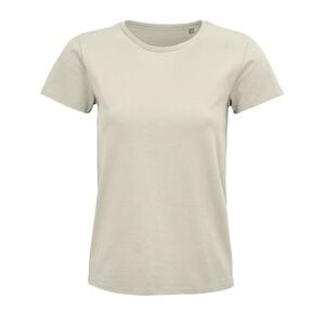 SOLS 03579 - Pioneer Women Camiseta Mujer Ajustada De Punto Liso Y Cuello Redondo