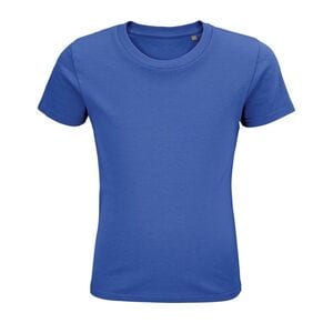 SOL'S 03578 - Pioneer Kids Camiseta Niño Ajustada De Punto Liso Y Cuello Redondo Azul royal