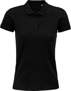 SOL'S 03575 - Planet Women Polo Mujer Negro