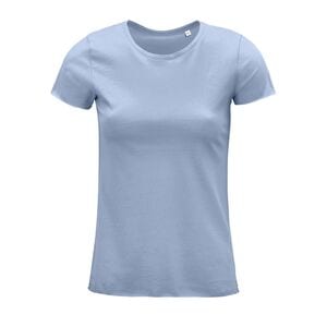 NEOBLU 03571 - Leonard Women Camiseta Mujer Manga Corta Soft Blue