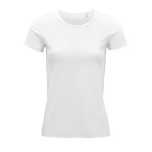 NEOBLU 03571 - Leonard Women Camiseta Mujer Manga Corta Optic White