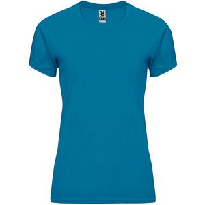 Roly CA0408 - BAHRAIN WOMAN Camiseta técnica entallada de manga corta ranglán para mujer Moonlight Blue