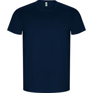 Roly CA6690 - GOLDEN Camiseta tubular de manga corta en Algodón Orgánico Navy Blue