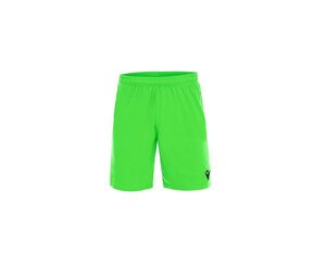 MACRON MA5223J - Shorts deportivos para niños en tejido Evertex Fluo Green