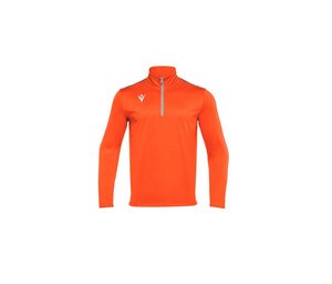 MACRON MA5418J - Camiseta infantil transpirable con cremallera en el cuello Naranja