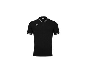 MACRON MA9332J - Polo de niño Yukar Negro / Blanco