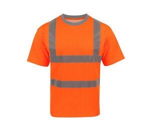 Korntex KX310 - Camiseta de polialgodón Hv Naranja