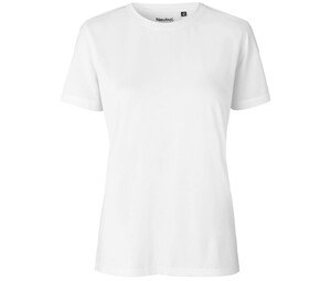 Neutral R81001 - Camiseta mujer poliéster reciclado transpirable White