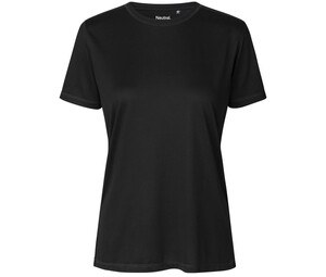 Neutral R81001 - Camiseta mujer poliéster reciclado transpirable Black