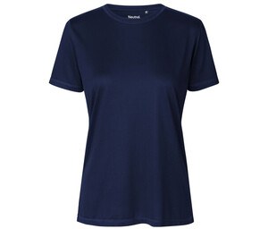 Neutral R81001 - Camiseta mujer poliéster reciclado transpirable Azul marino