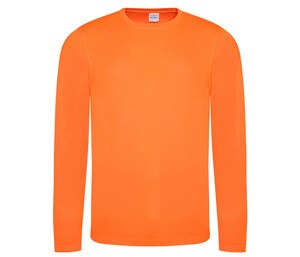 Just Cool JC002 - Camiseta de manga larga transpirable Neoteric™ Electric Orange
