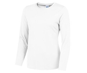 Just Cool JC012 - Camiseta manga larga transpirable neoteric™ mujer Arctic White