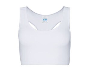 Just Cool JC017 - Camiseta de tirantes mujer corta Arctic White