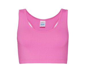 Just Cool JC017 - Camiseta de tirantes mujer corta Electric Pink