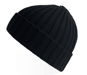 Atlantis AT207 - Gorro de poliéster reciclado Negro