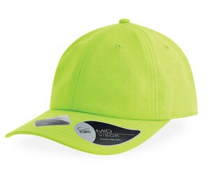 Atlantis AT211 - Gorra de 6 paneles Visera media Fluo Yellow